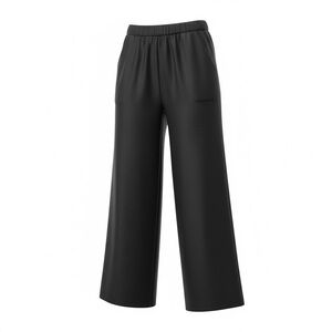 Steve Madden Classic Black Wide-Leg Pants